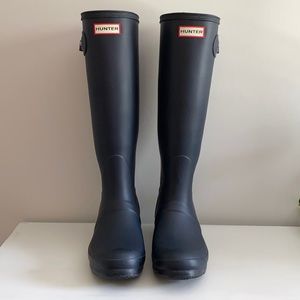 Hunter Original Tall Boot Navy Matte US 8